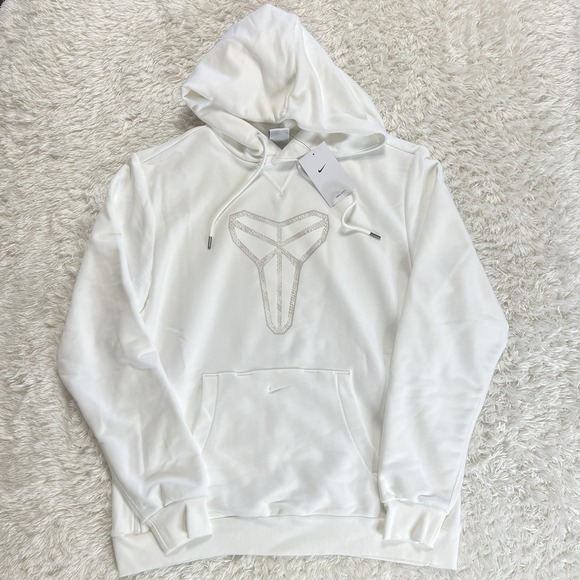Nike Kobe Hoodie Men Sz Large Halo White HF0066-100 New $125 Retail